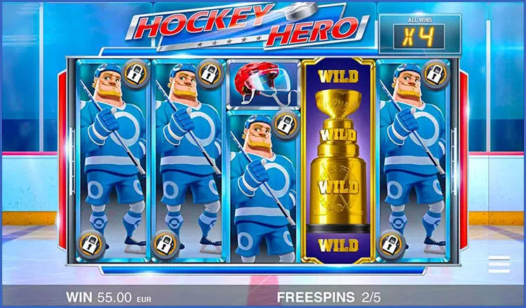 Игровой аппарат Hockey Hero (Push Gaming)